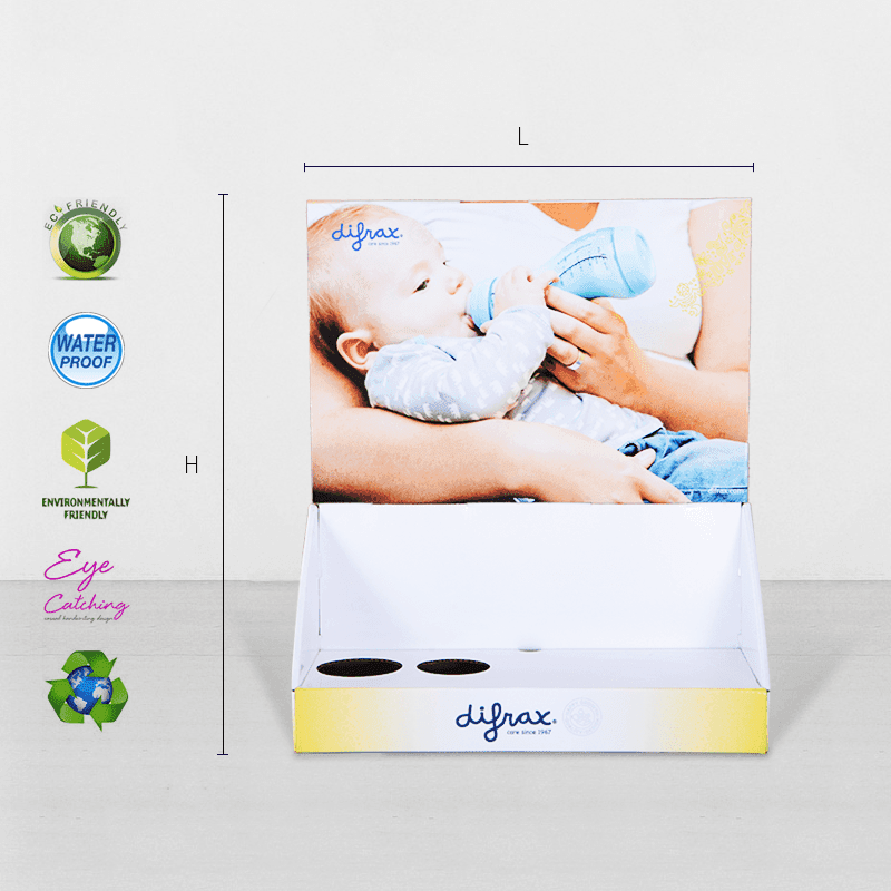 CAI YI JIE cardboard pos display boxes stands boxes for stores