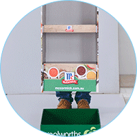 CAI YI JIE large cardboard pop up displays tiers for supermarket-6