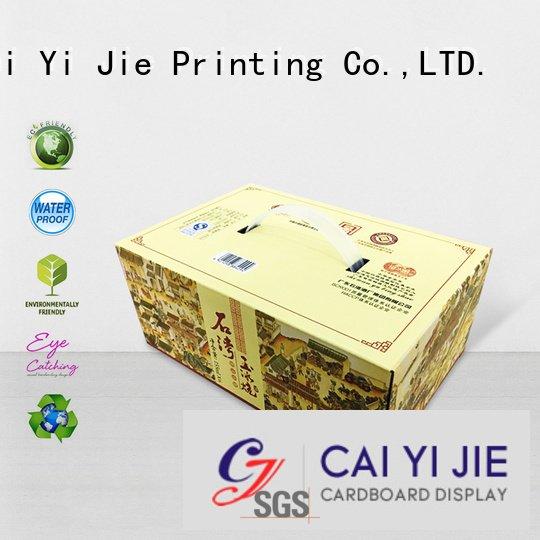 Wholesale cardboard packaging CAI YI JIE Brand