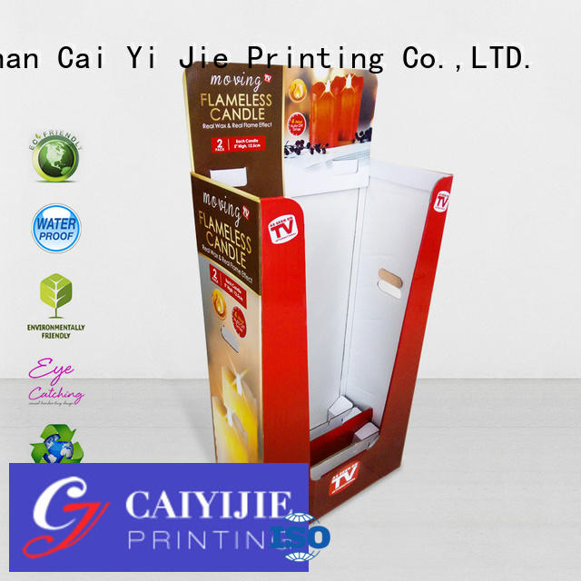 cardboard dump bins for retail commodities CAI YI JIE Brand dumpbin