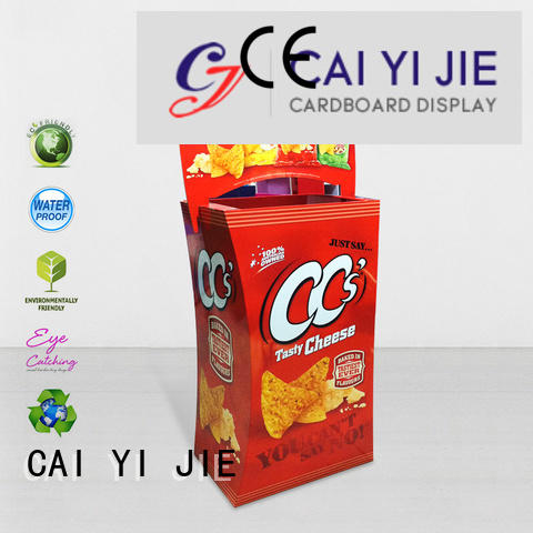 daily merchandising CAI YI JIE cardboard dump bins for retail