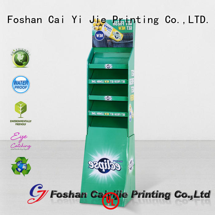 CAI YI JIE Brand floor point product cardboard stand