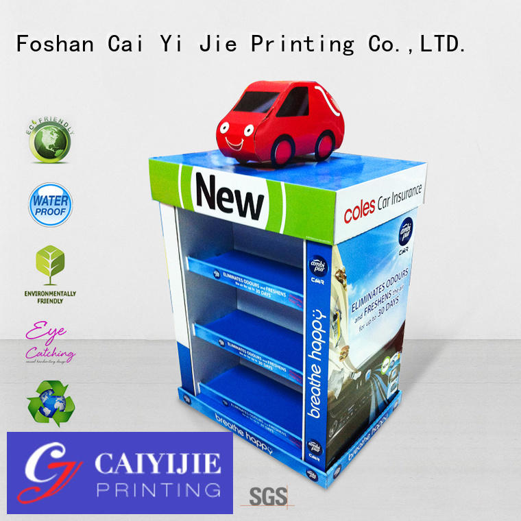 Wholesale sales promoting pallet display CAI YI JIE Brand
