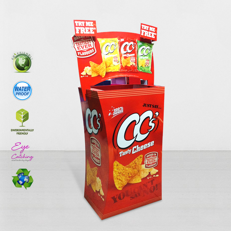 CAI YI JIE Easy Set Up Cardboard Merchandising Displays For Cheese Cardboard Dumpbins image35
