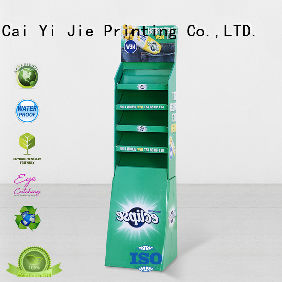 large cardboard pop up displays stair for cosmetics