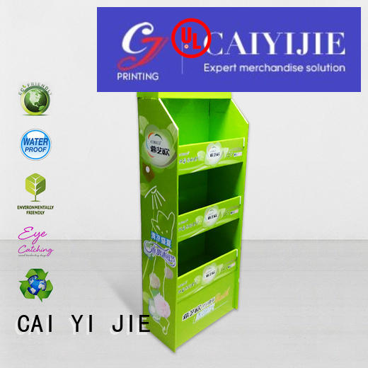 CAI YI JIE promotional cardboard pallet boxes with lids for stores