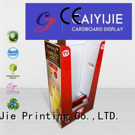 Custom daily merchandising dumpbin CAI YI JIE display