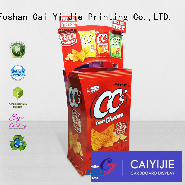 header cardboard bins printing corrugated display
