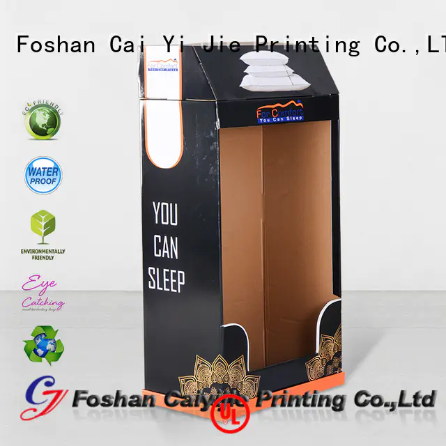 CAI YI JIE stand cardboard pop up displays products for cabinet