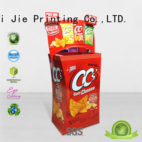 CAI YI JIE cheap dump bins printing corrugated display for displays cheese