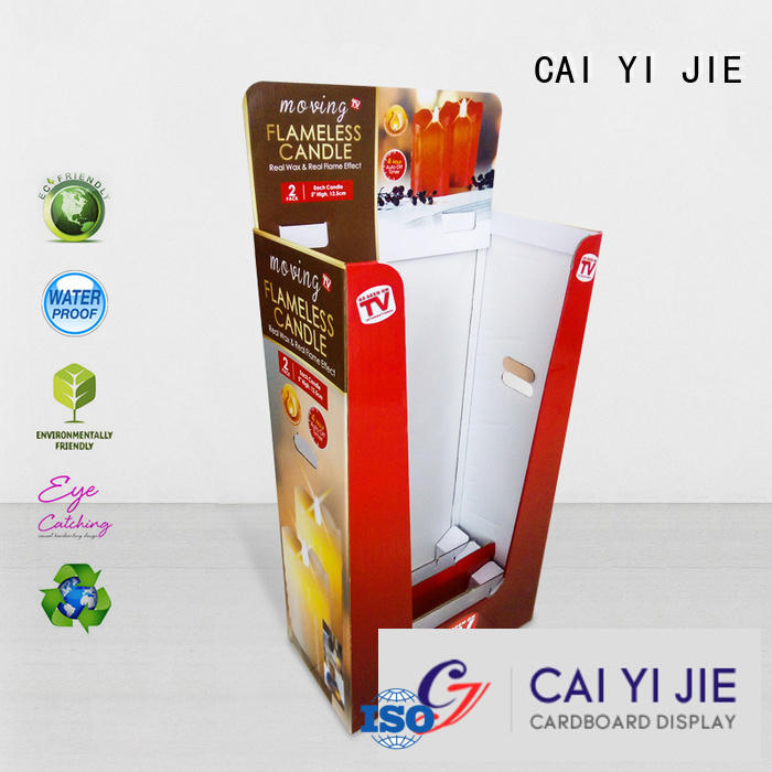 cardboard dump bins for retail color CAI YI JIE Brand dumpbin