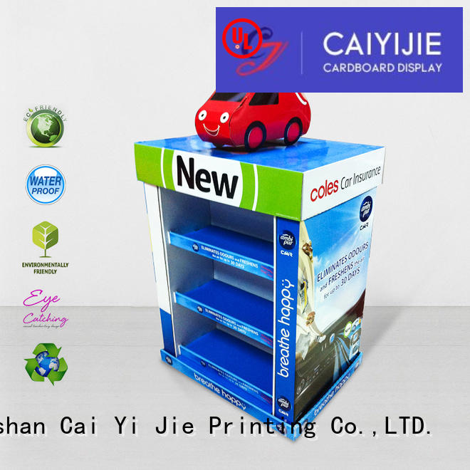 mobile install racks pallet display pos CAI YI JIE Brand
