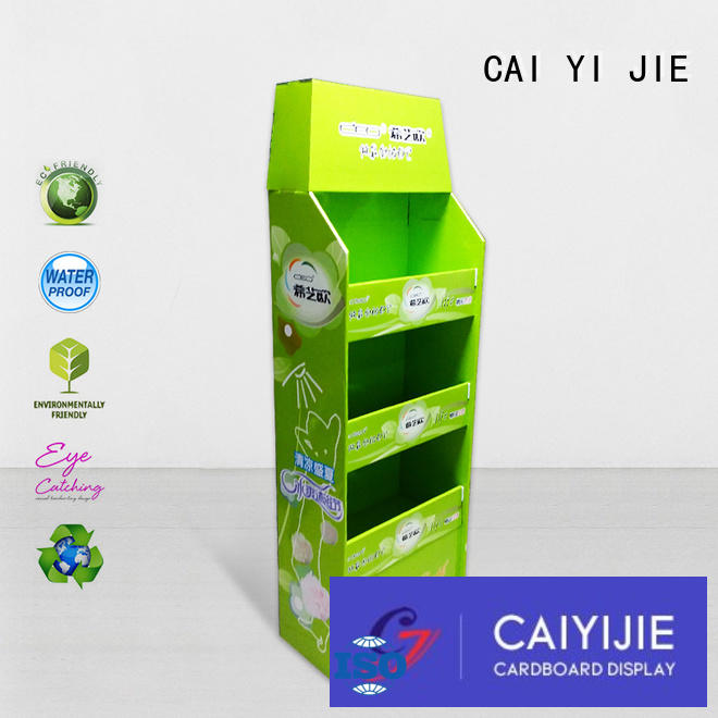 Quality CAI YI JIE Brand cardboard pallet display install