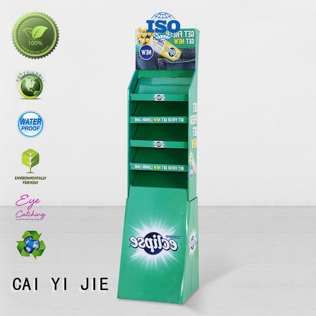 promotional stand displays cardboard stand CAI YI JIE
