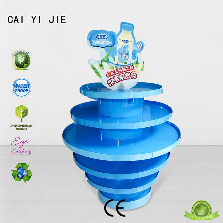 CAI YI JIE pallet display paper stand for chain store