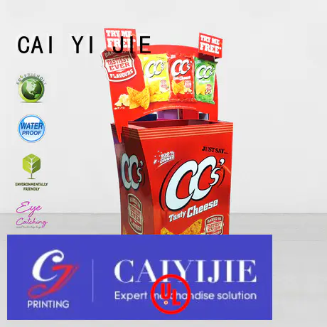 CAI YI JIE Brand commodities cardboard dump bins for retail corrugated supplier