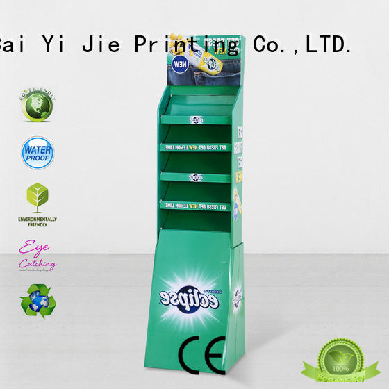 CAI YI JIE floor display green for supermarket