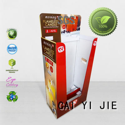 CAI YI JIE latest cardboard dump bins header for retail product