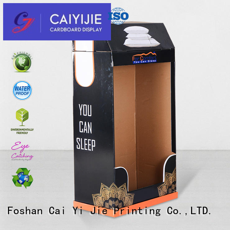 cardboard greeting card display stand stiand chain products Warranty CAI YI JIE