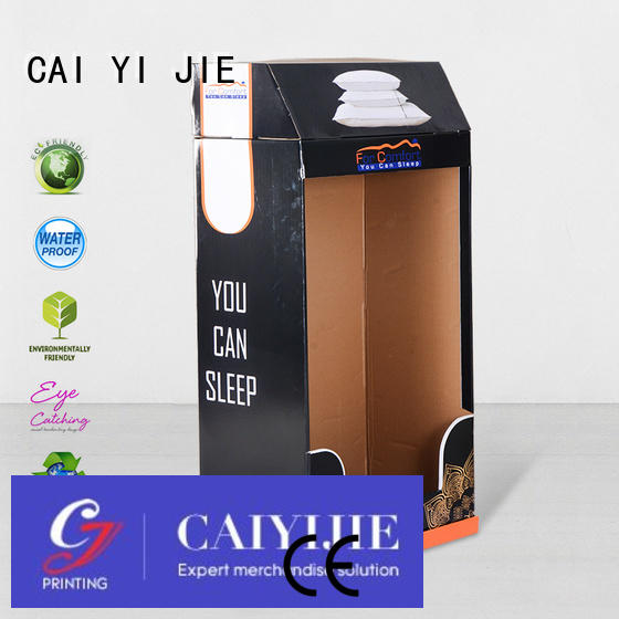 cardboard greeting card display stand super uv Warranty CAI YI JIE
