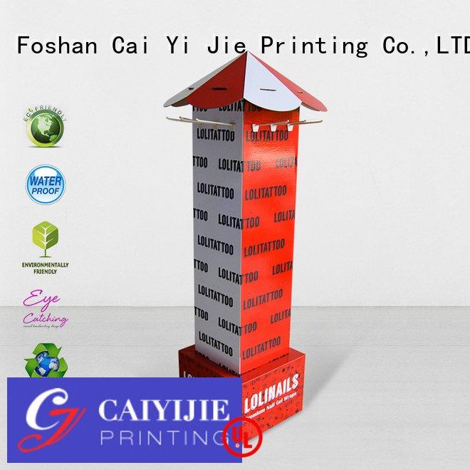 counter hook display stand stair CAI YI JIE Brand hook display stand