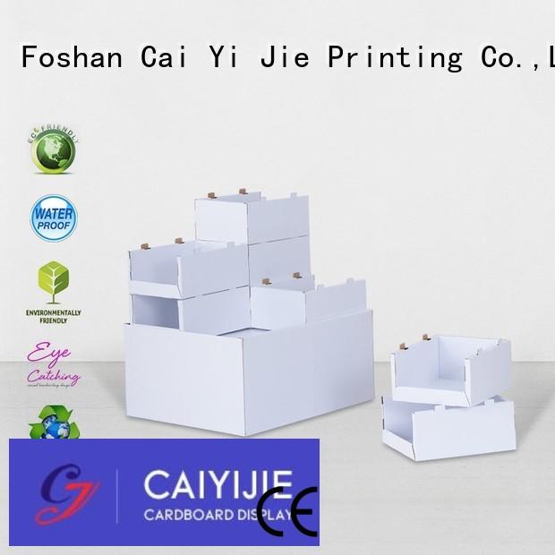Hot display cardboard pallet display carton CAI YI JIE Brand