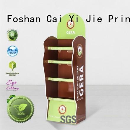 Printed Cardboard Point Of Sale Display With Plastic Clip