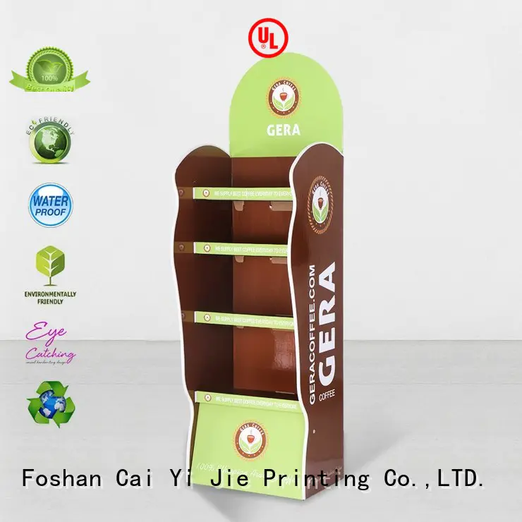 CAI YI JIE large cardboard greeting card display stand special forbottle