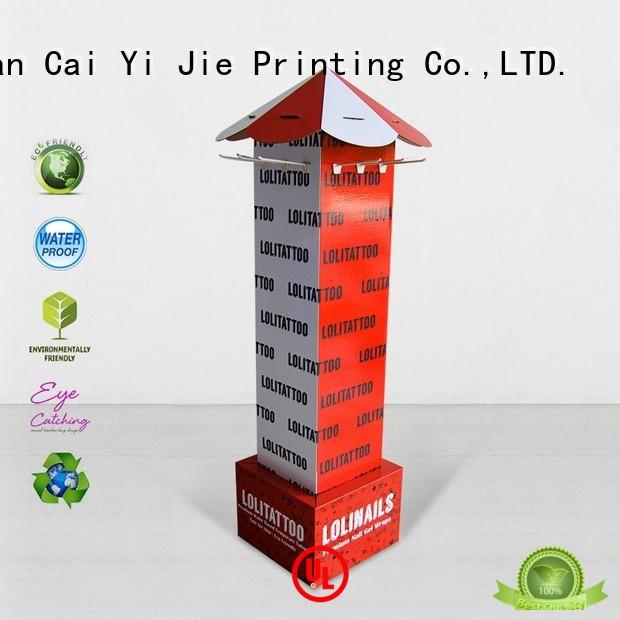 CAI YI JIE ODM hook display stand hook stands for supermarket