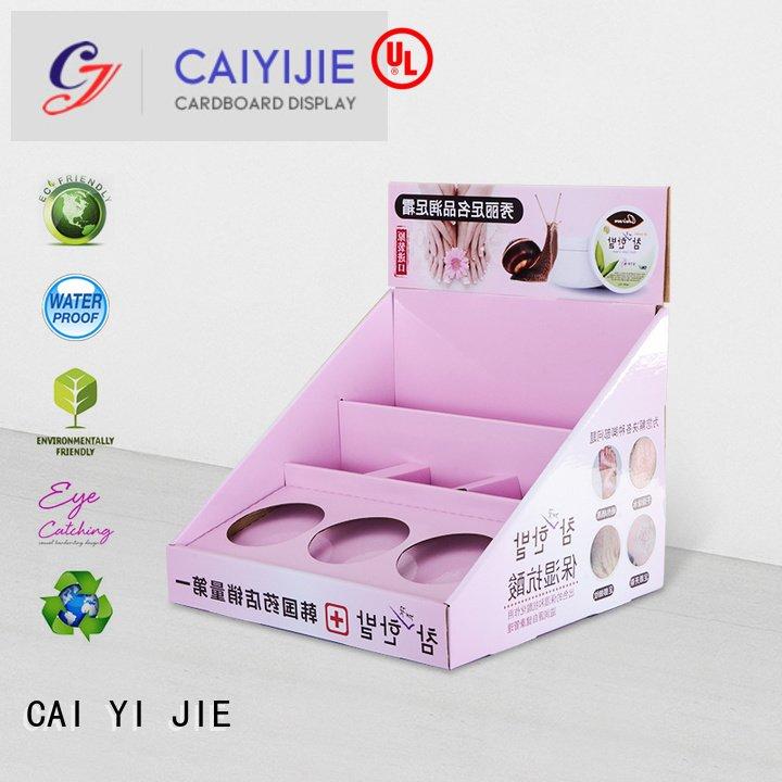 custom cardboard counter displays stands cardboard cardboard display boxes CAI YI JIE Brand