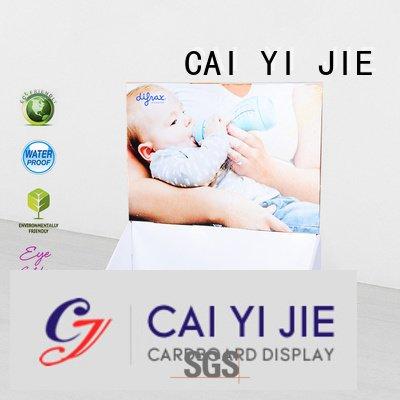 display products printed custom cardboard counter displays CAI YI JIE