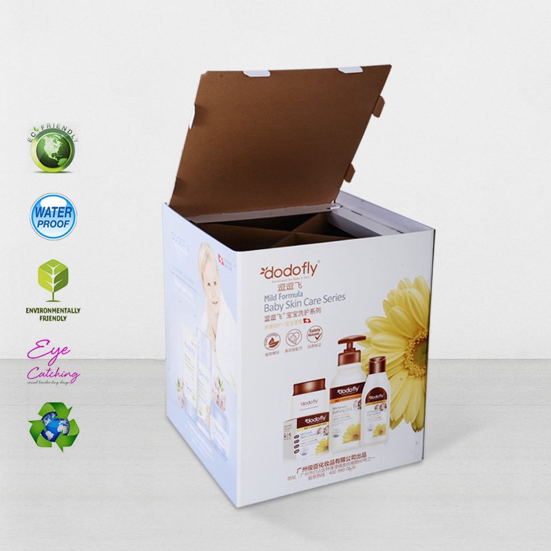 CAI YI JIE Cardboard Dumpbin Floor Standing For Daily Commodities Cardboard Dumpbins image51