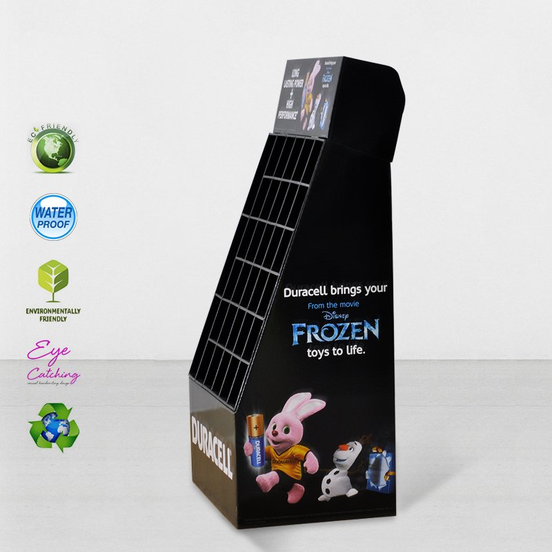 CAI YI JIE Stair Step Cardboard Retail Display Stands For Products Cardboard Floor Display image24