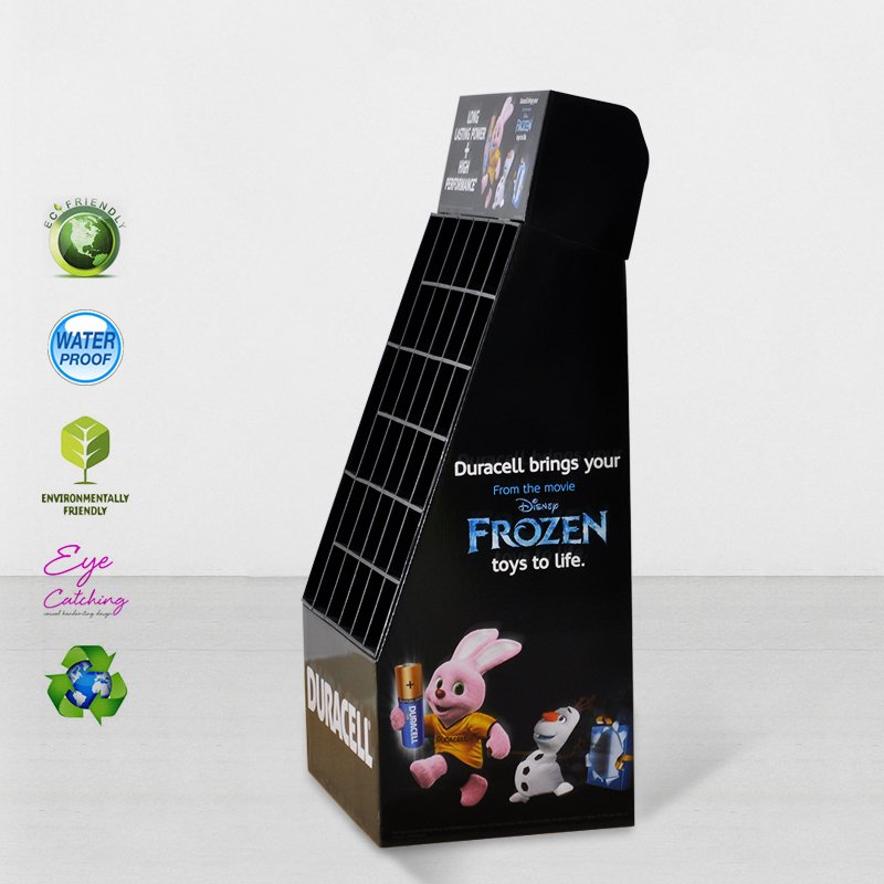 Stair Step Cardboard Retail Display Stands For Products