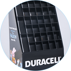 Stair Step Cardboard Retail Display Stands For Products-5
