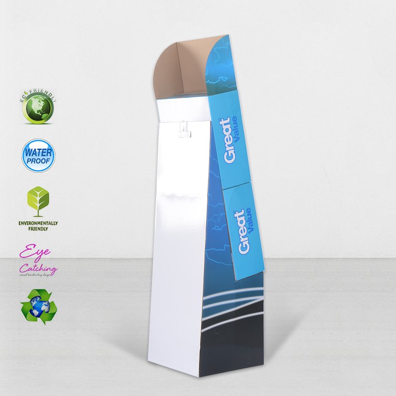 CAI YI JIE Cardboard Display Hook Stands For Marketing Advertising Cardboard Hook Display image3