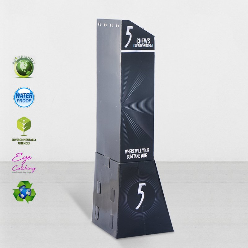 CAI YI JIE Stair Step Cardboard Display Stands For Marketing Sale Cardboard Hook Display image44