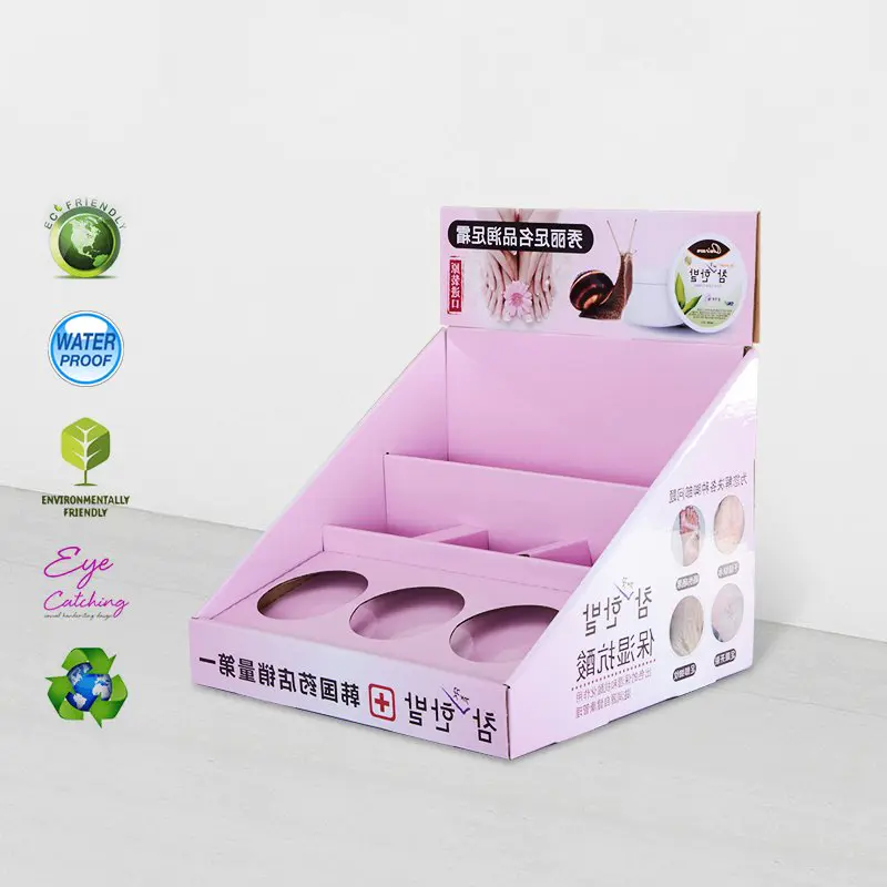 Cardboard Counter Display For Retail Product Promotional