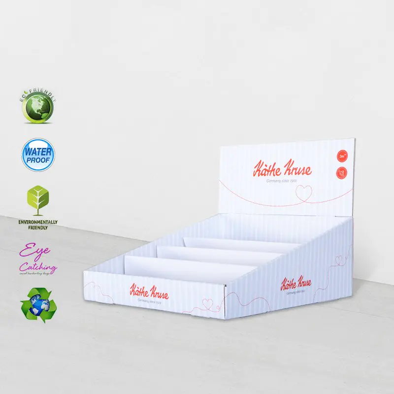 Cardboard Counter Display Boxes For Supermarkets Promotional