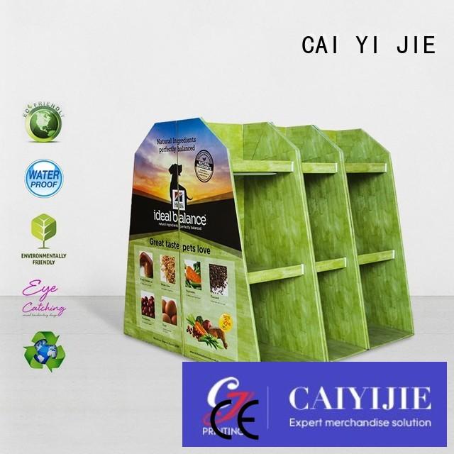 CAI YI JIE Brand pallet retail cardboard pallet display display