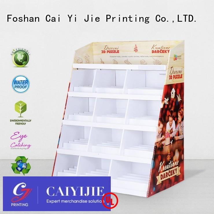 displays cardboard retail display stands stand CAI YI JIE