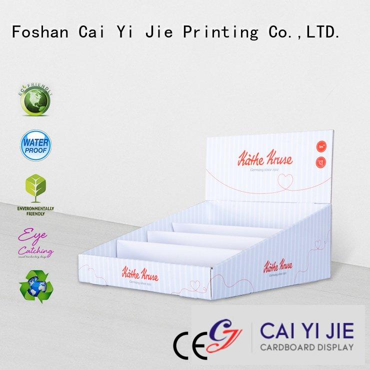 Custom cardboard display boxes chain products display CAI YI JIE