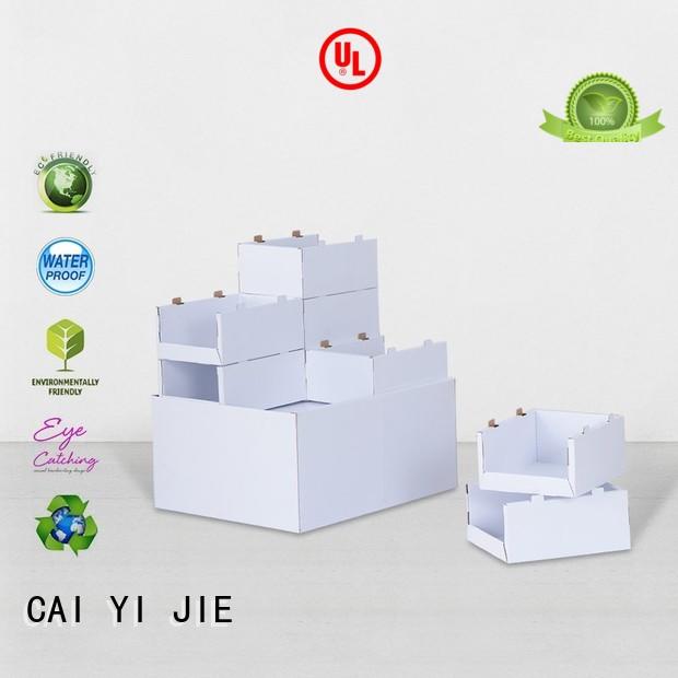 cardboard pallet boxes with lids for stores CAI YI JIE