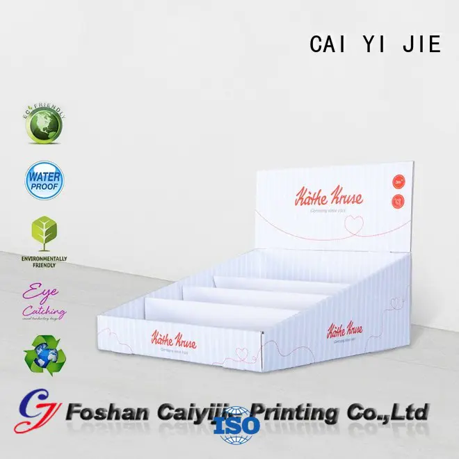 CAI YI JIE cardboard display boxes stands boxes for products