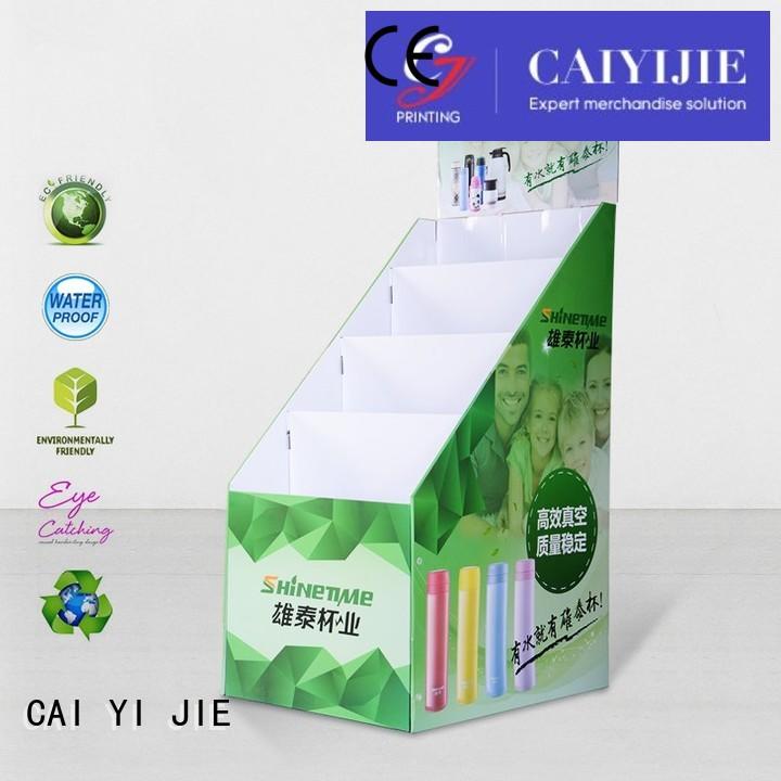 tube displays plastic cardboard stand CAI YI JIE Brand