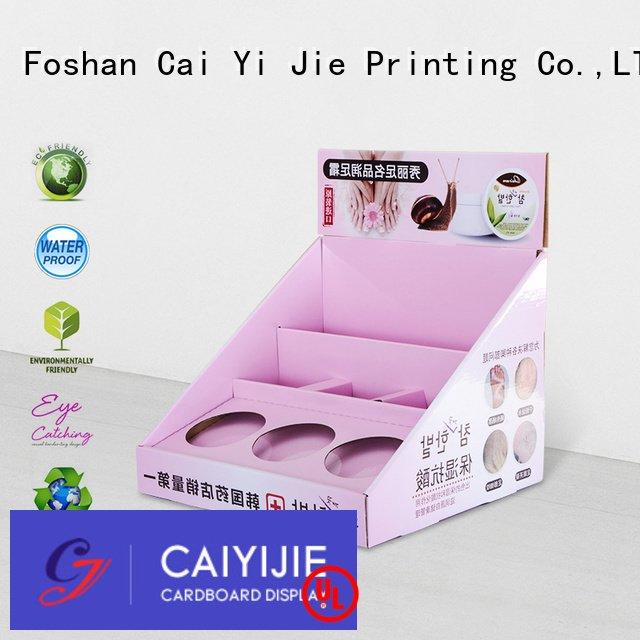 custom cardboard counter displays countertop cardboard display boxes CAI YI JIE