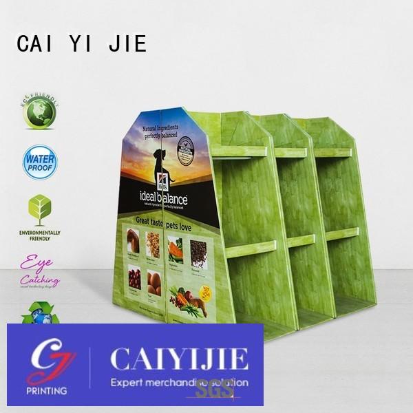 cardboard pallet display display sales pallet display plastic CAI YI JIE Brand