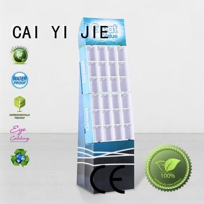 Quality CAI YI JIE Brand counter hook display stand printing