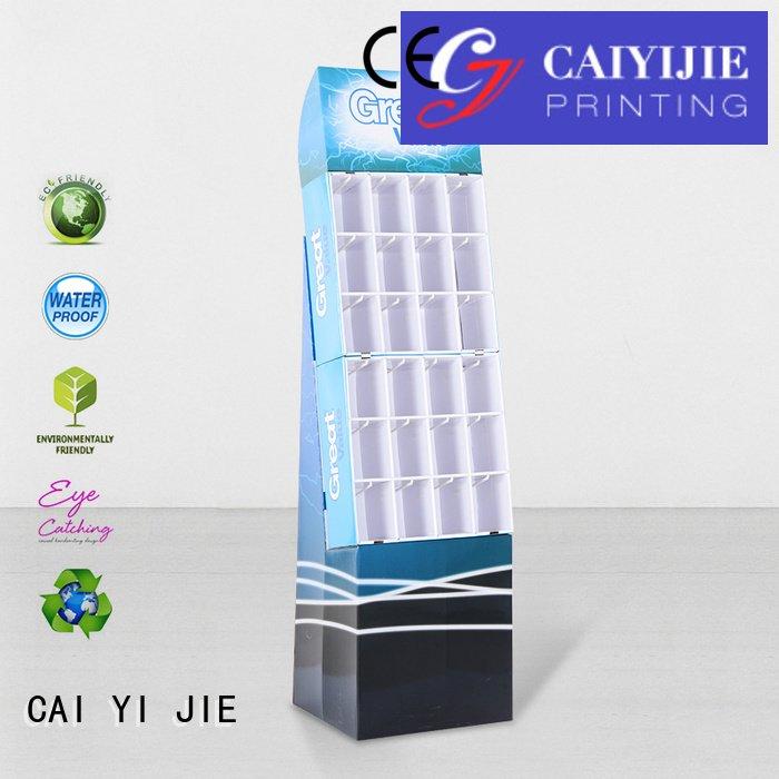 CAI YI JIE counter hook display stand printing marketing stands