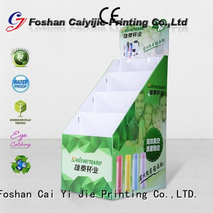 CAI YI JIE heavy cardboard display units product for led light